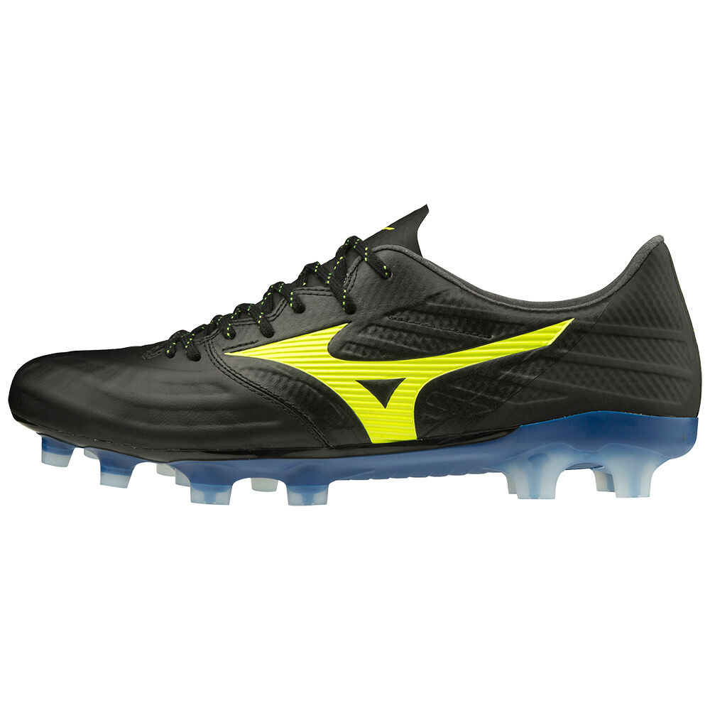 Mizuno Men's Rebula 3 Elite Soccer Cleats Black/Yellow (P1GA206245-CJQ)